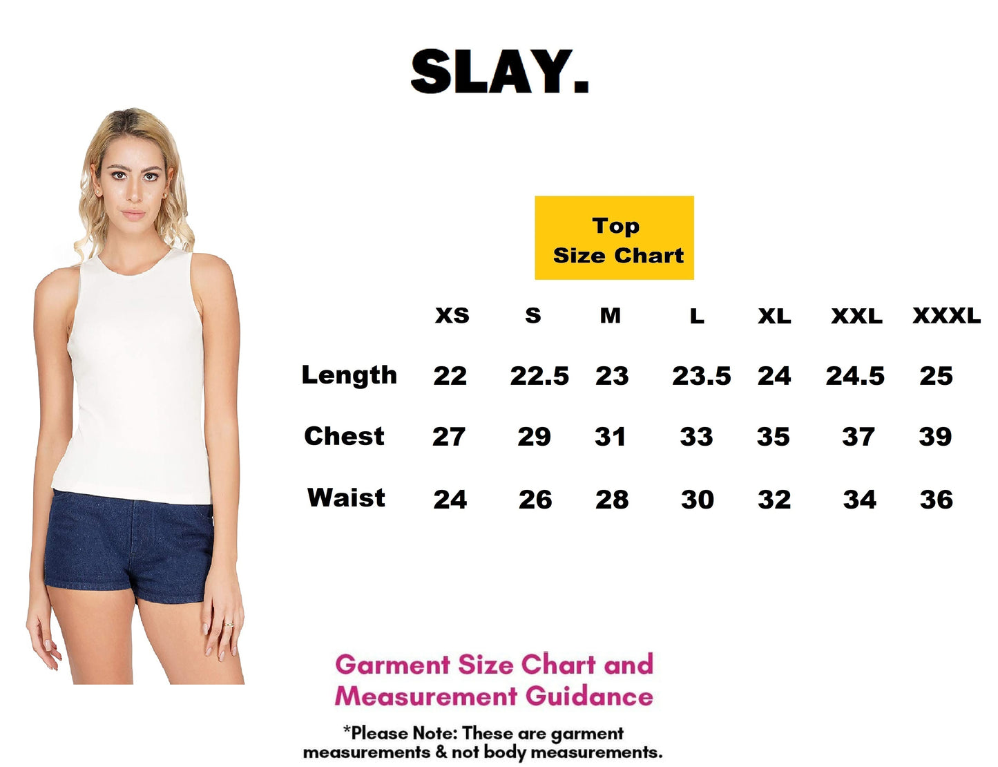SLAY. Women's White Sleeveless Rib Tank Top-clothing-to-slay.myshopify.com-Plain Tank Top