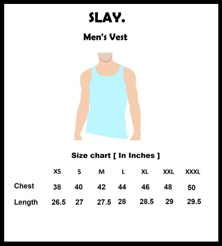 SLAY. Sport Men's Black Sleeveless Vest-clothing-to-slay.myshopify.com-Sleeveless Dropcut T-shirt