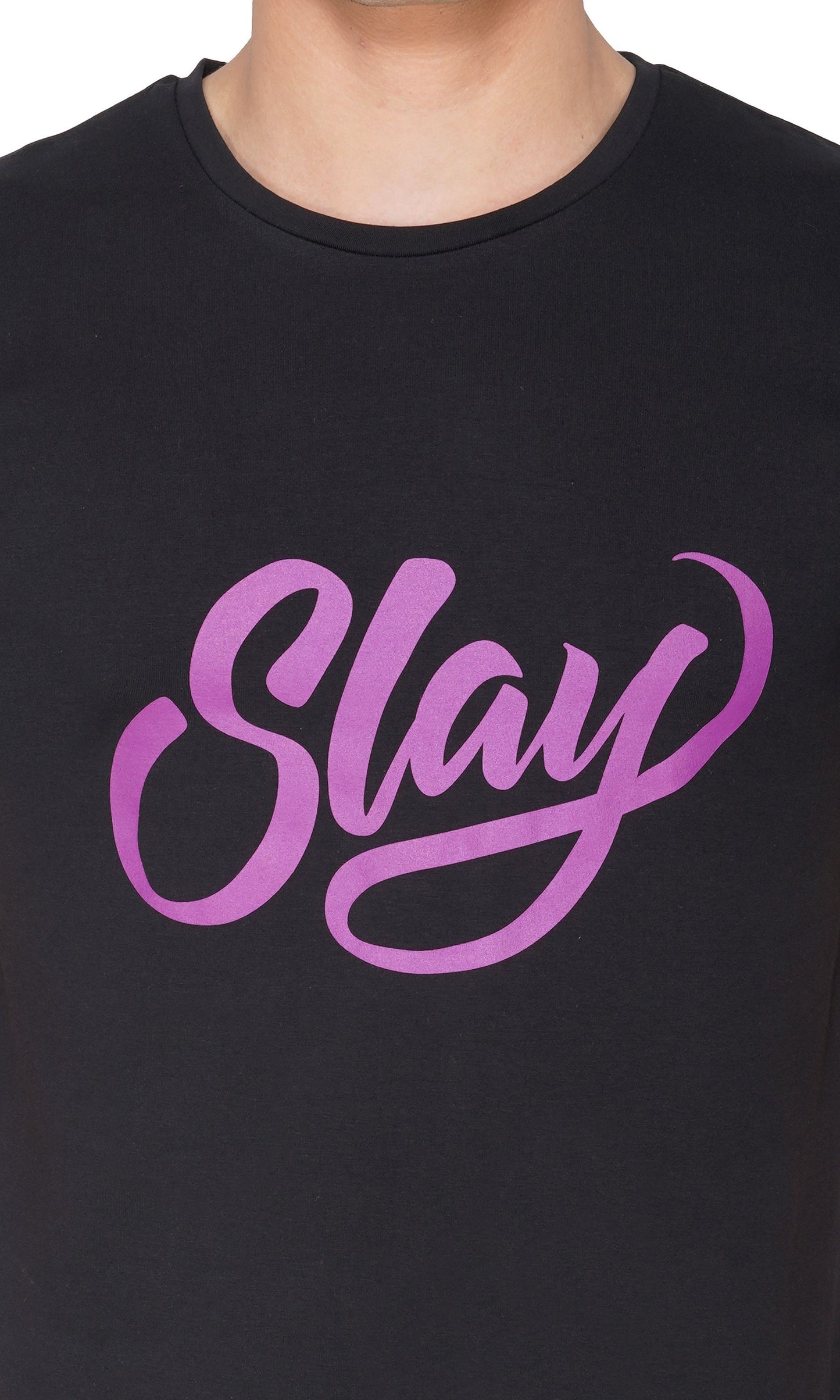SLAY. Sport Printed Men's Black T-shirt-clothing-to-slay.myshopify.com-T-Shirt