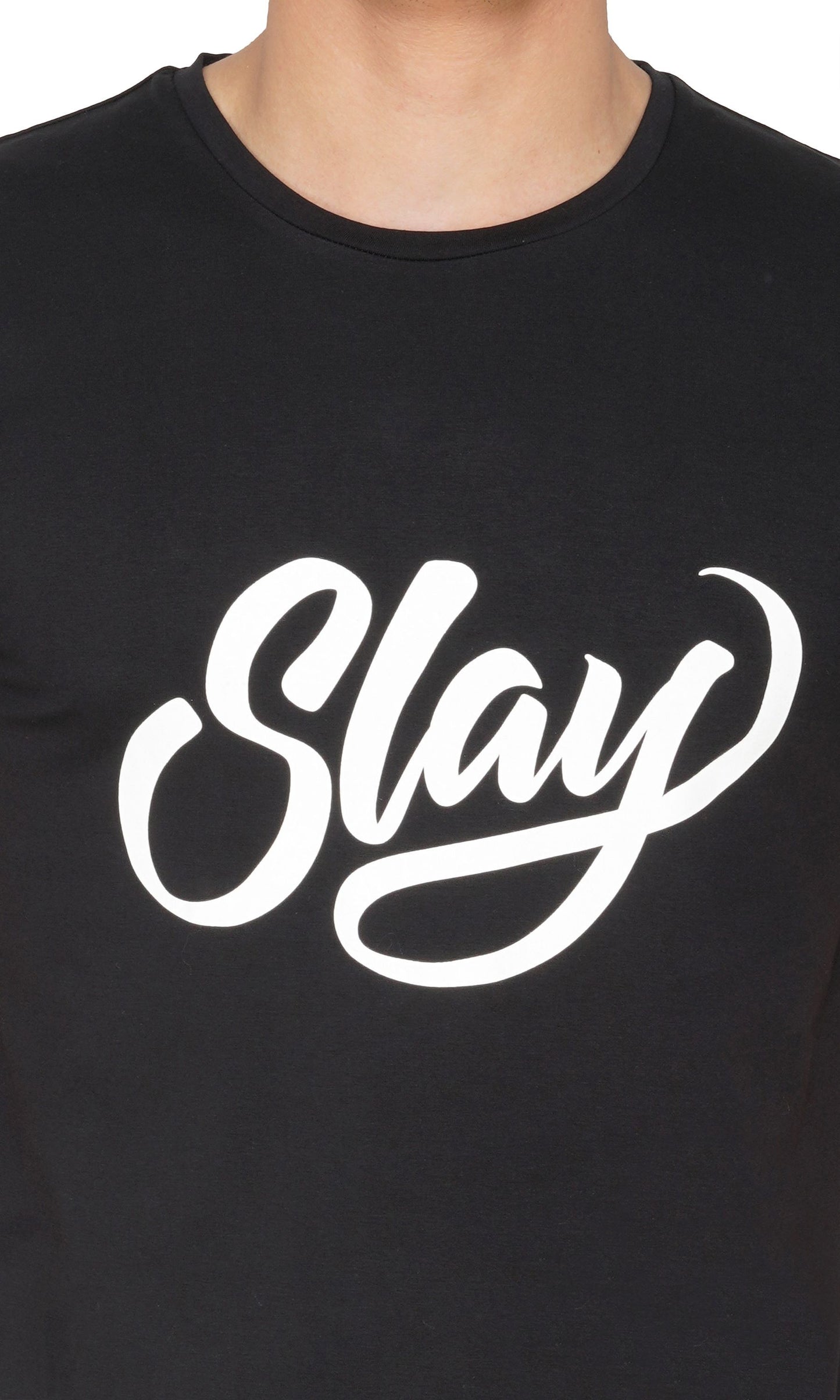SLAY. Sport Men's Printed Black T-shirt-clothing-to-slay.myshopify.com-T-Shirt