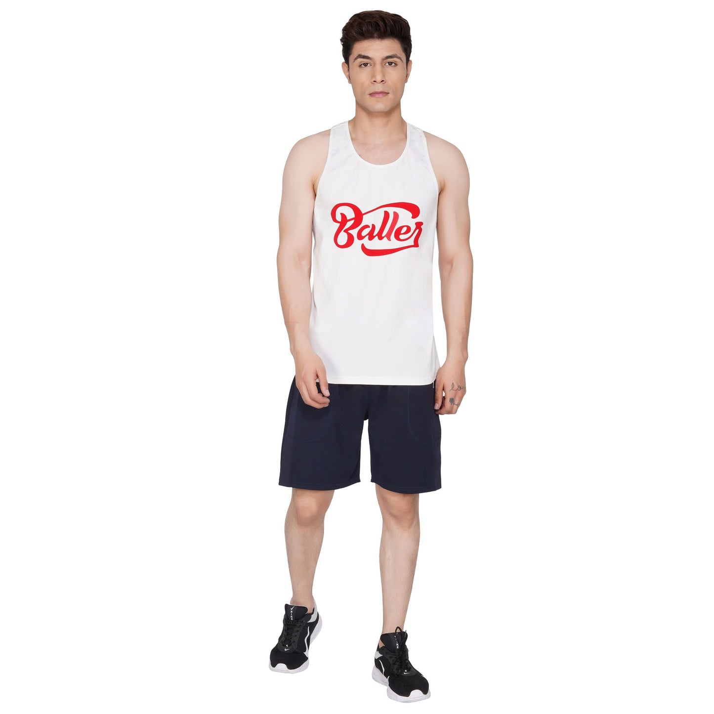 SLAY. Men's Casual Navy Blue Shorts-clothing-to-slay.myshopify.com-Men's Short