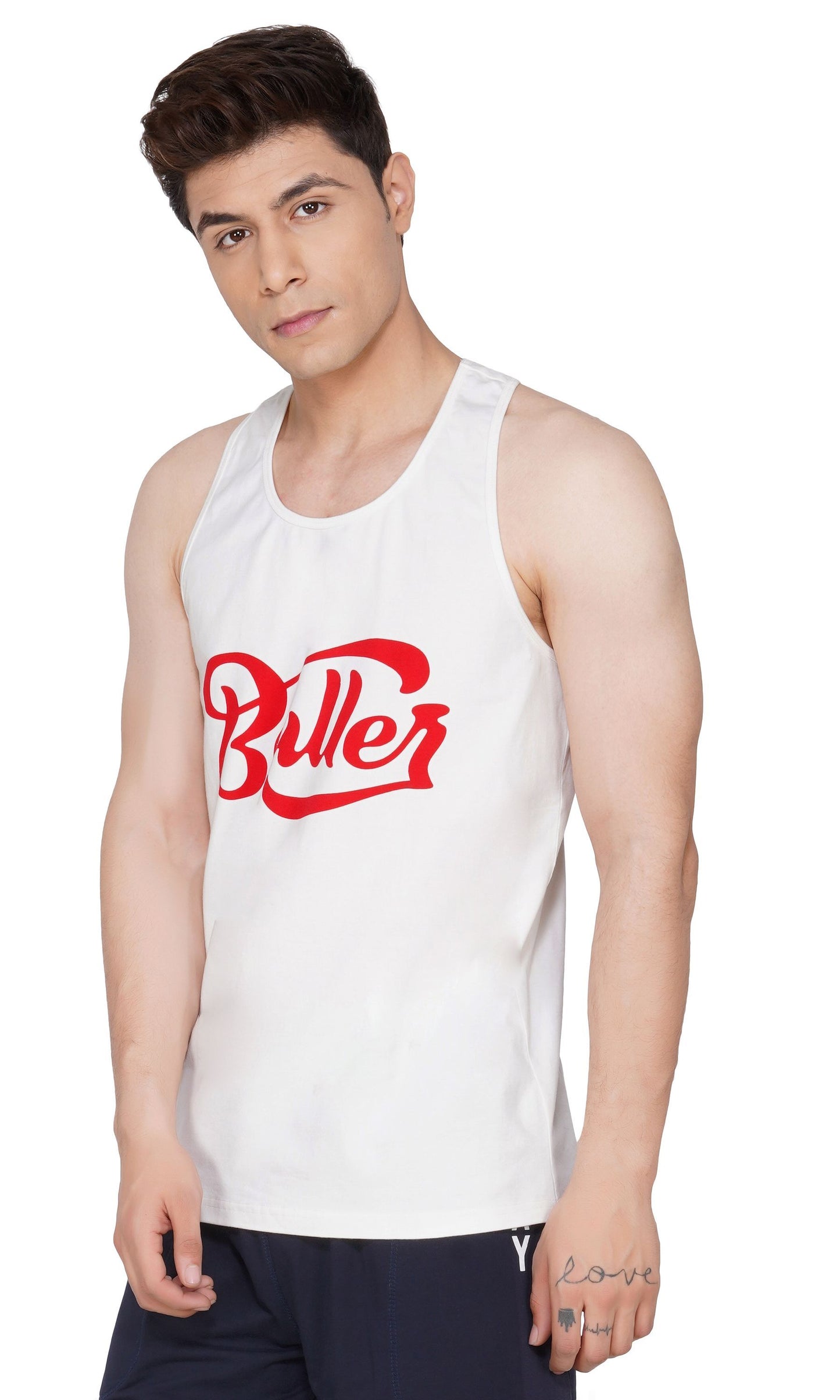 SLAY. Men's BALLER Edition Printed Gym Vest-clothing-to-slay.myshopify.com-Vest