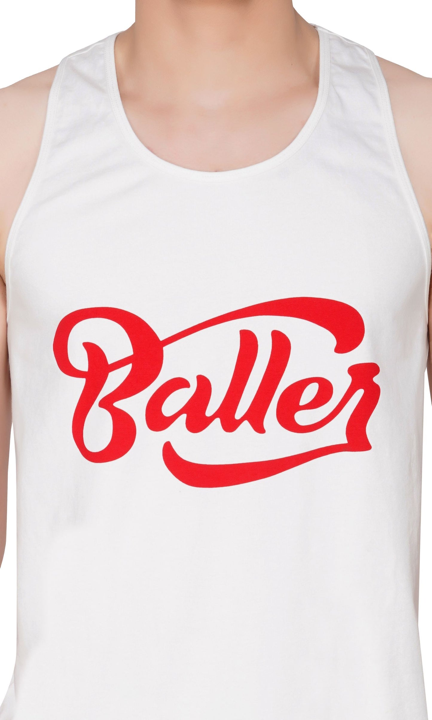 SLAY. Men's BALLER Edition Printed Gym Vest-clothing-to-slay.myshopify.com-Vest