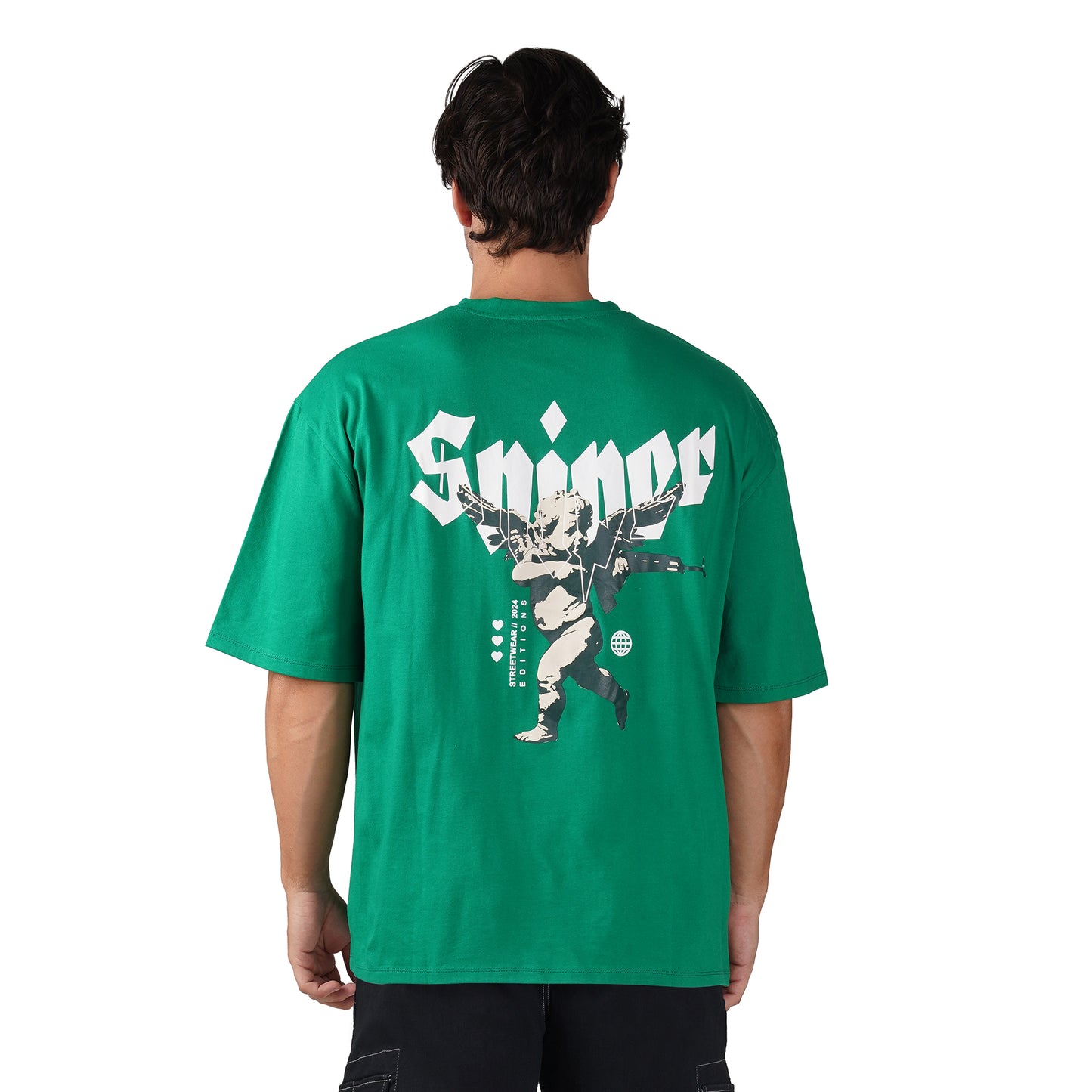 SLAY. Cupid Sniper Oversized T-Shirt