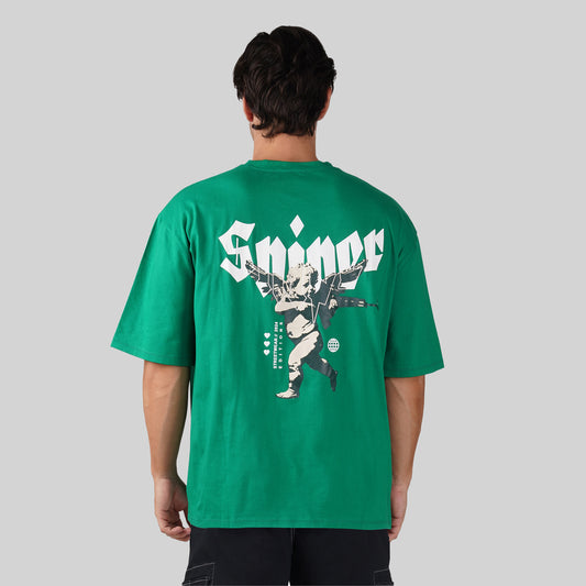 SLAY. Cupid Sniper Oversized T-Shirt