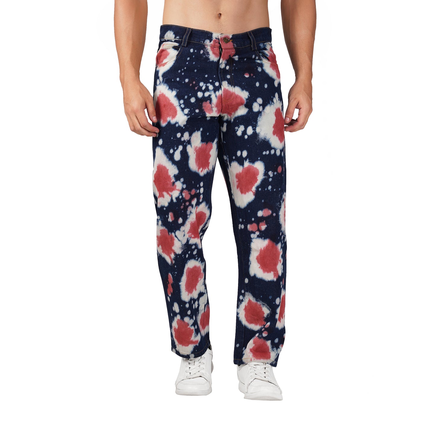 SLAY. Men's Tie Dye Denim Co-ord Set