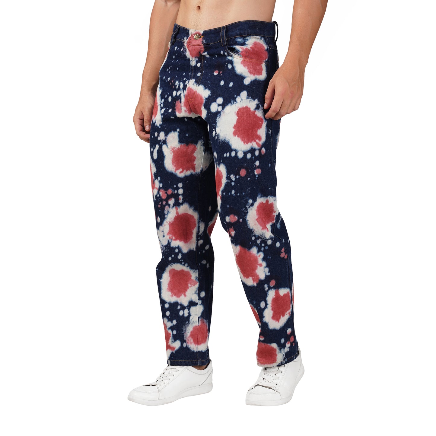 SLAY. Men's Tie Dye Denim Co-ord Set