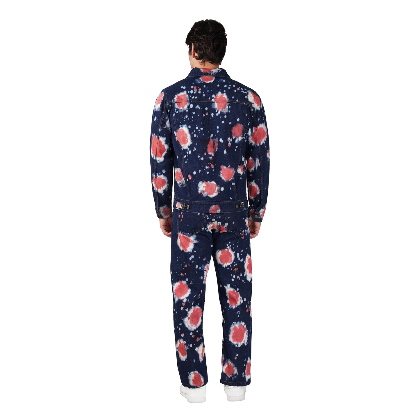 SLAY. Men's Tie Dye Denim Co-ord Set