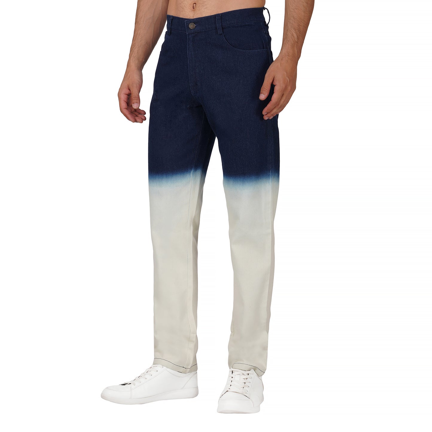 SLAY. Men's Blue Ombre Denim Jacket & Jeans Co-ord Set
