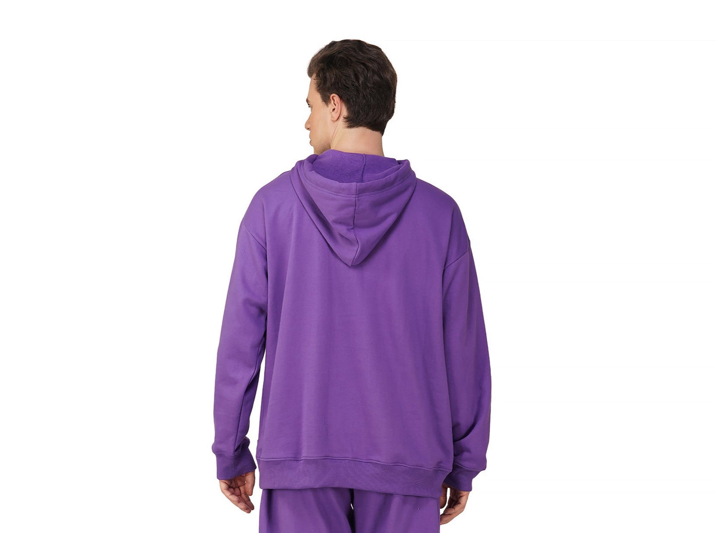 SLAY. Men's Purple Oversized Drop Shoulder Hoodie