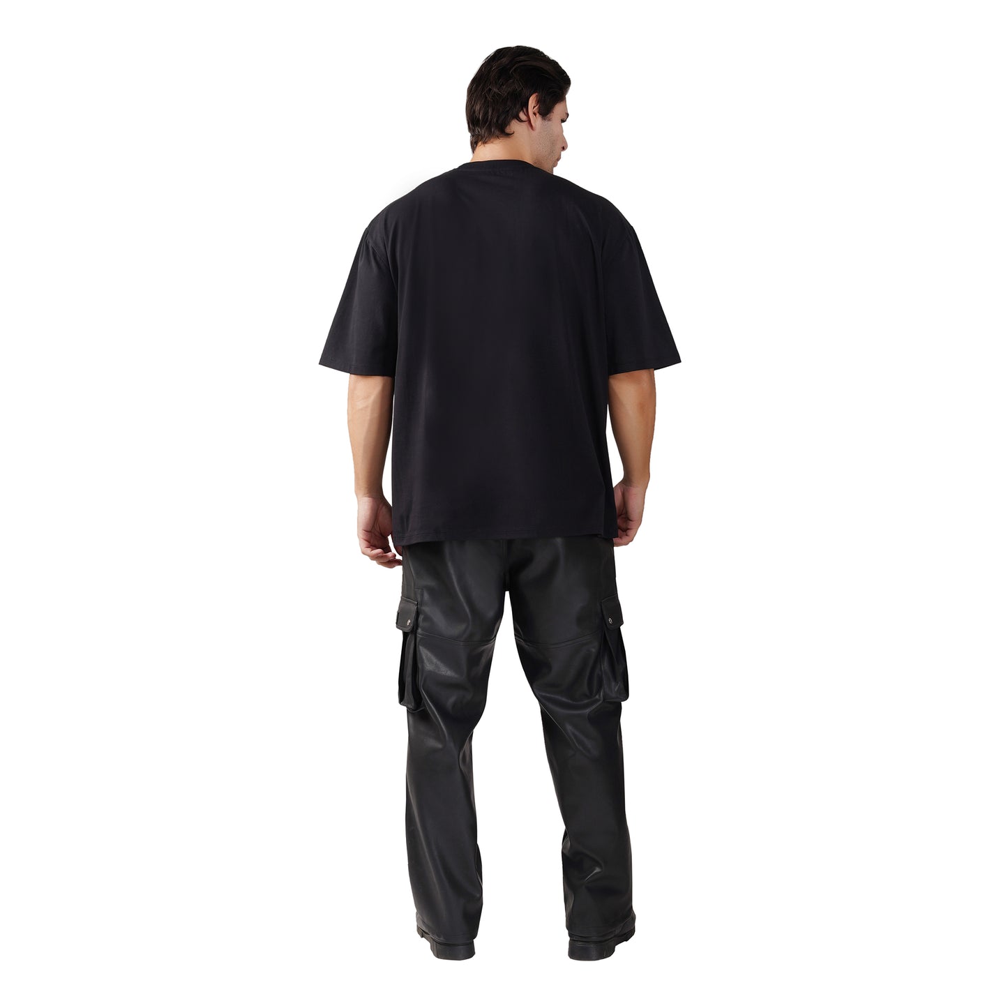 SLAY. Trust No One Crystal Embellised Oversized T-Shirt