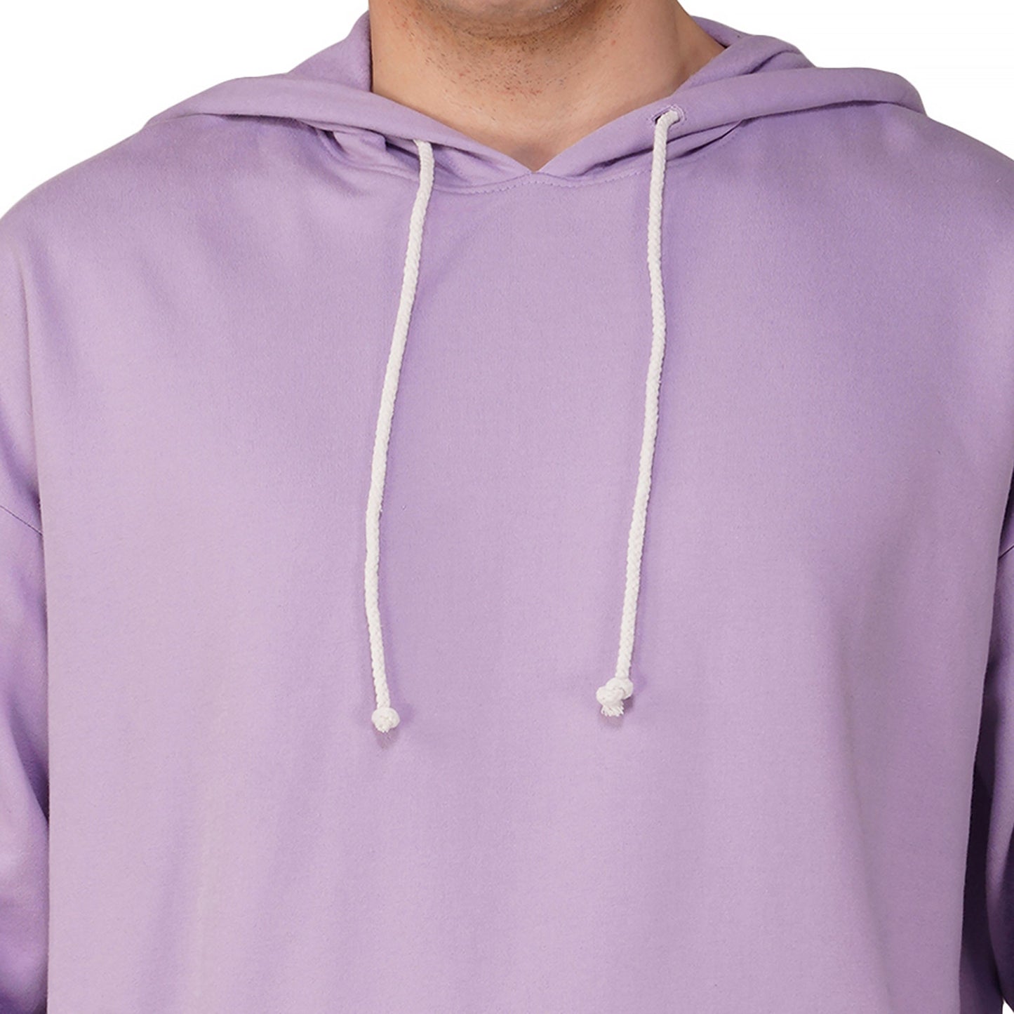 SLAY. Men's Lavender Oversized Drop Shoulder Hoodie