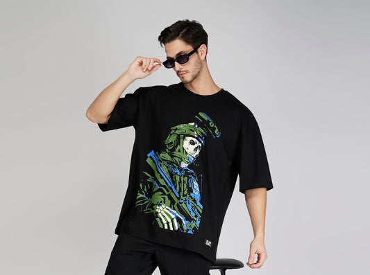 SLAY. Men's "Call of Duty" Oversized Drop Shoulder T Shirt