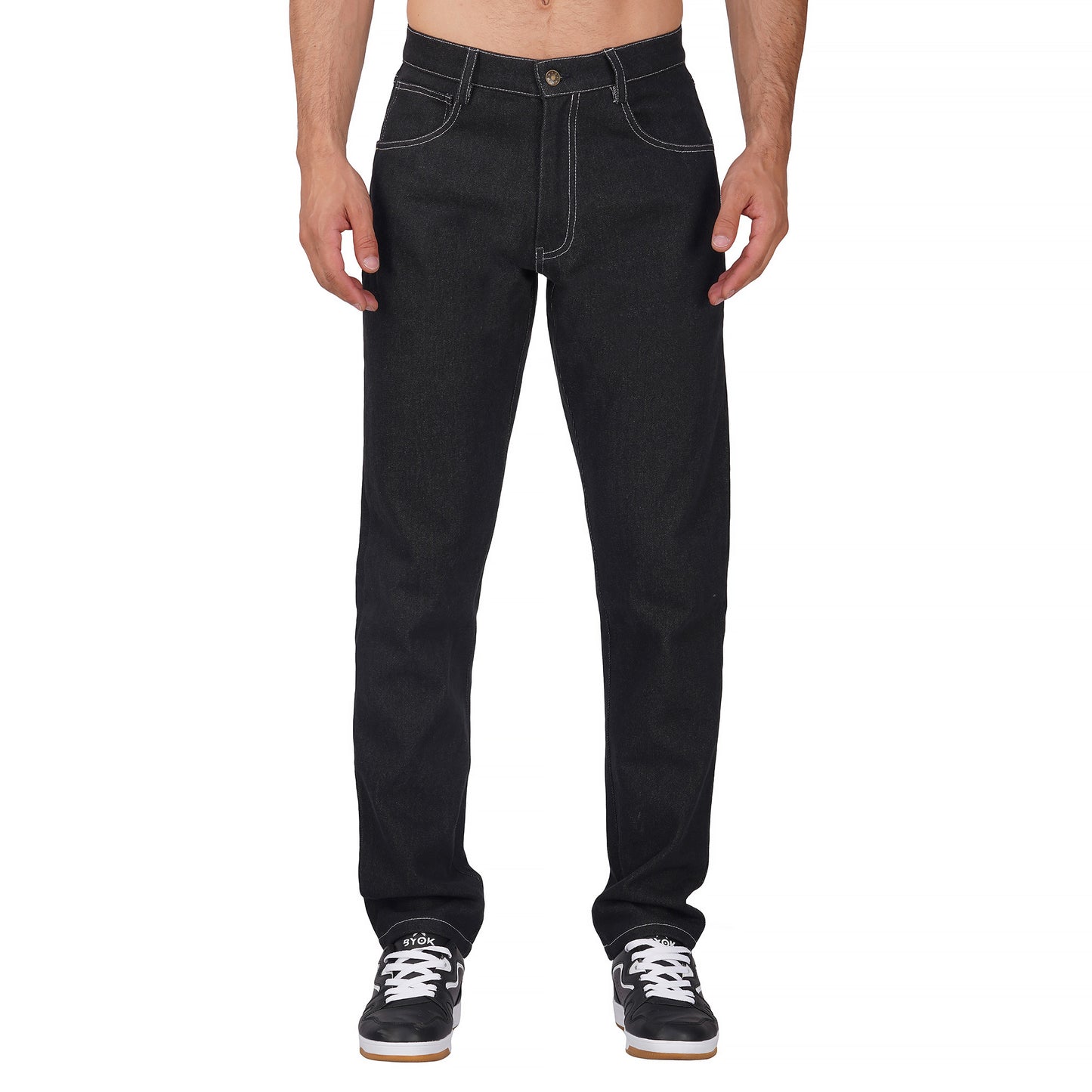 Men's Slim Fit Black Colour Jeans Pants | jeyachandran.com
