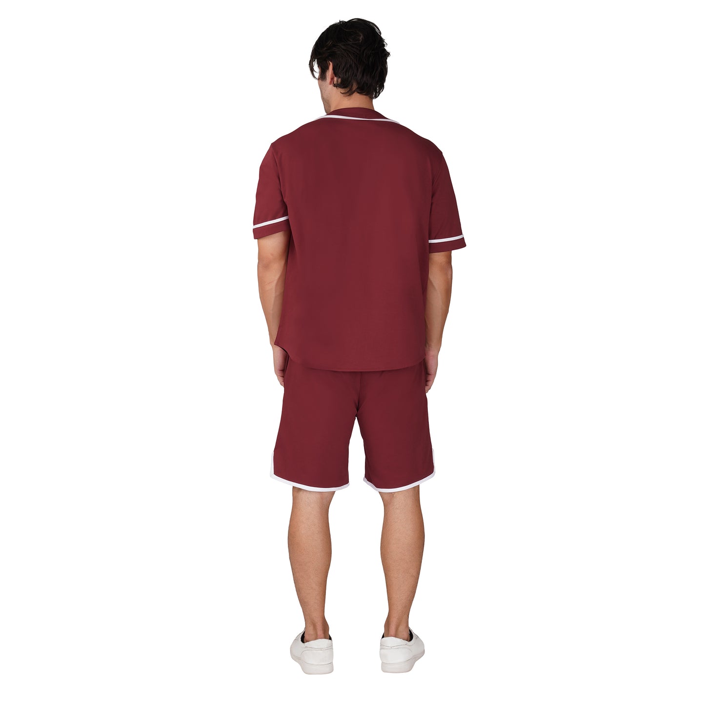 SLAY. Men's Red Varsity Co-ord Set