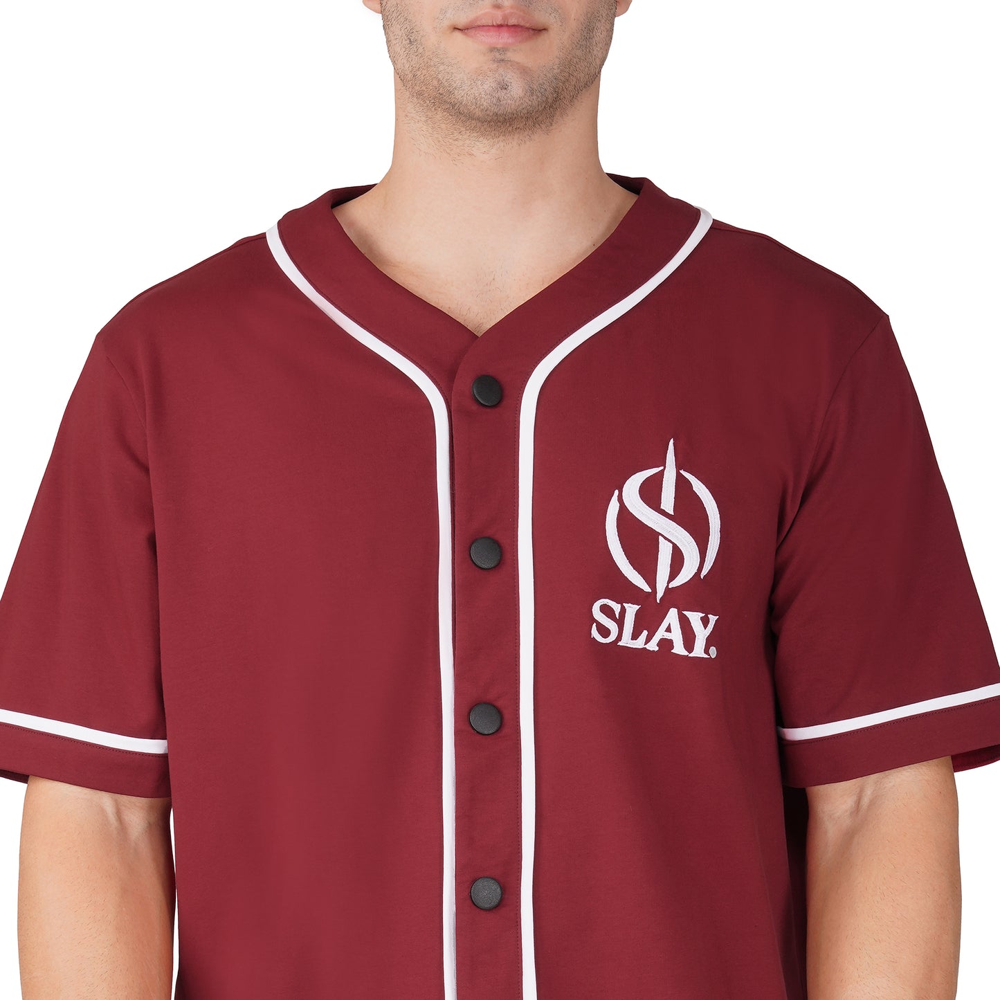 SLAY. Men's Red Varsity Co-ord Set
