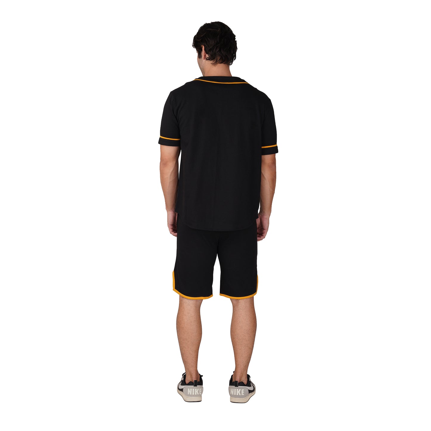 SLAY. Men's Black Varsity Co-ord Set