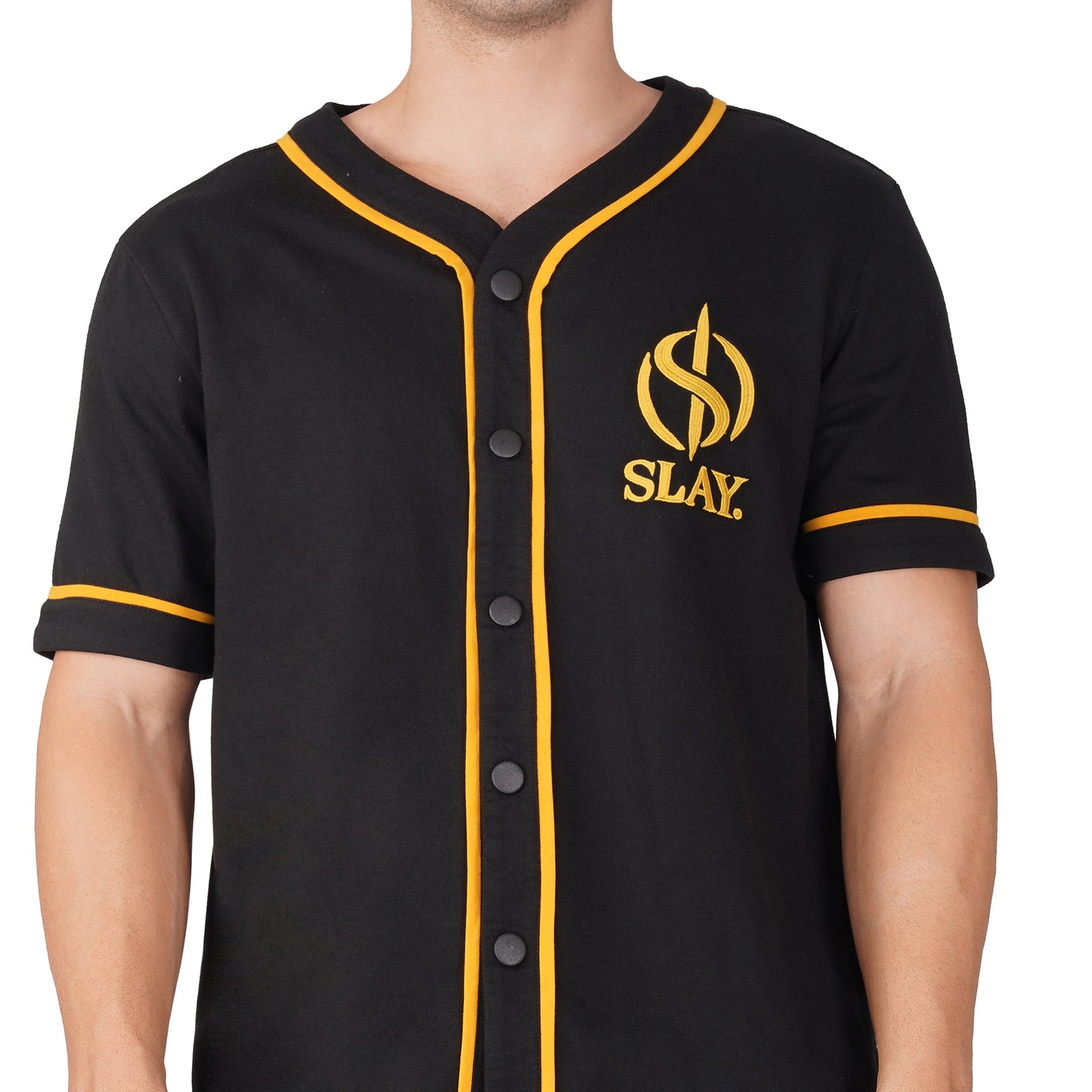 SLAY. Men's Black Varsity Co-ord Set