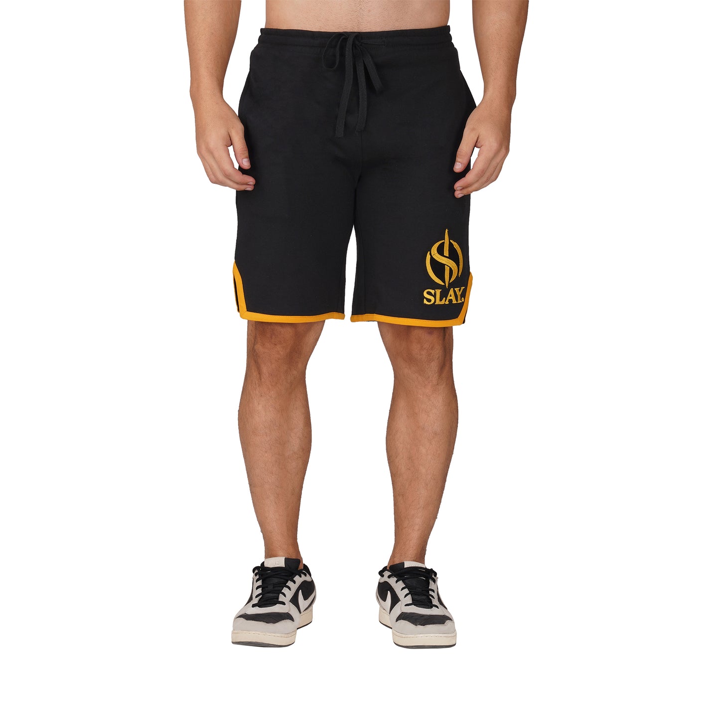 SLAY. Men's Black Varsity Co-ord Set