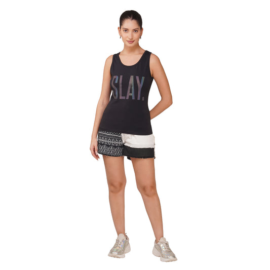 SLAY. Women's Reflective Tank Top Limited Edition