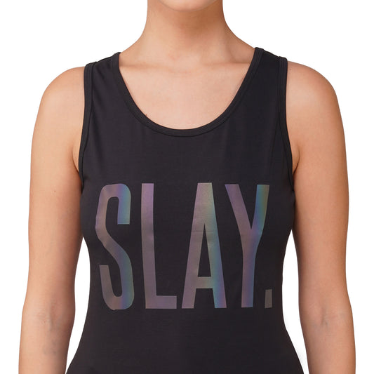 SLAY. Women's Reflective Tank Top Limited Edition