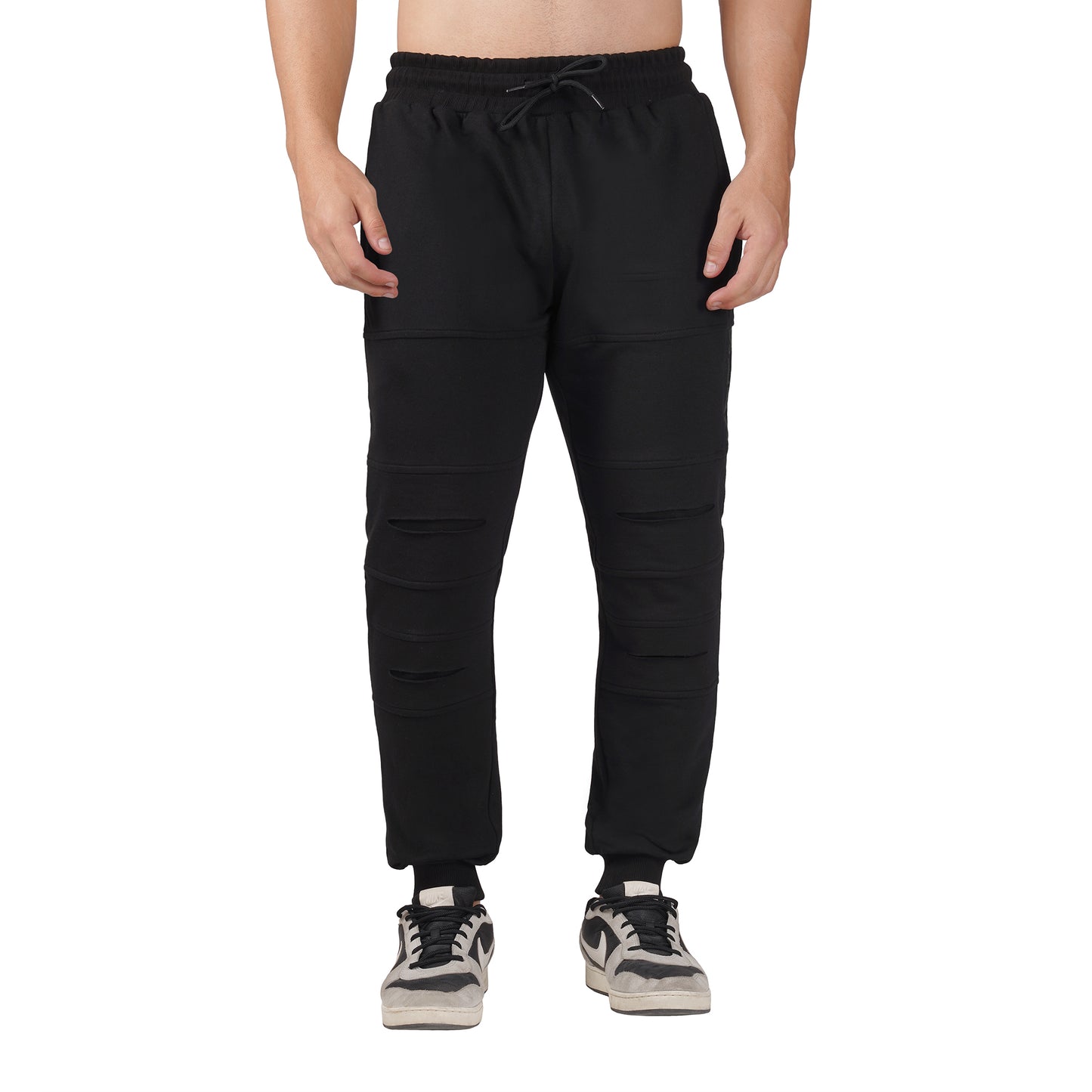 SLAY. Men's Limited Edition Reflective Glow in Dark Black Tracksuit