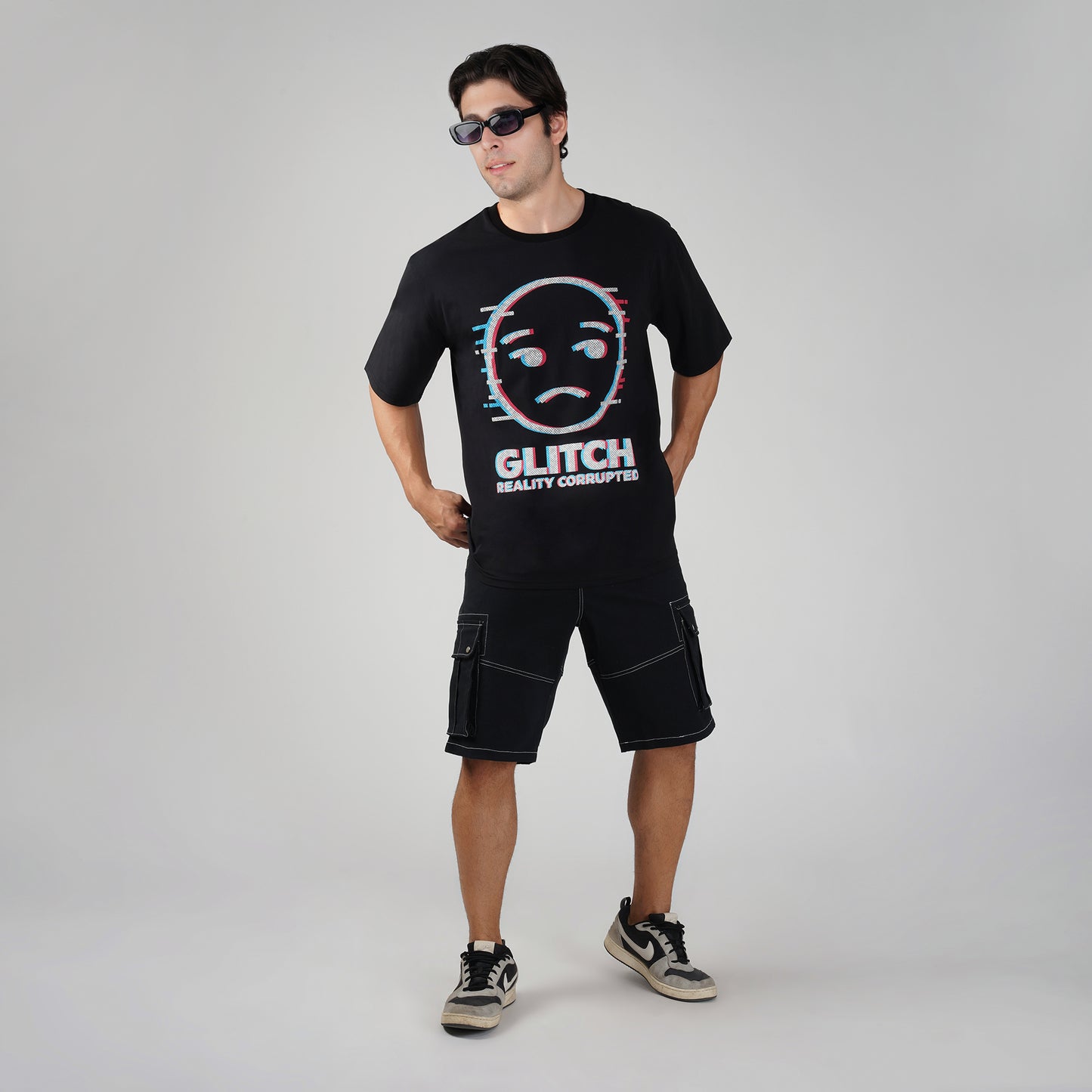 SLAY. Glitch Oversized T shirt