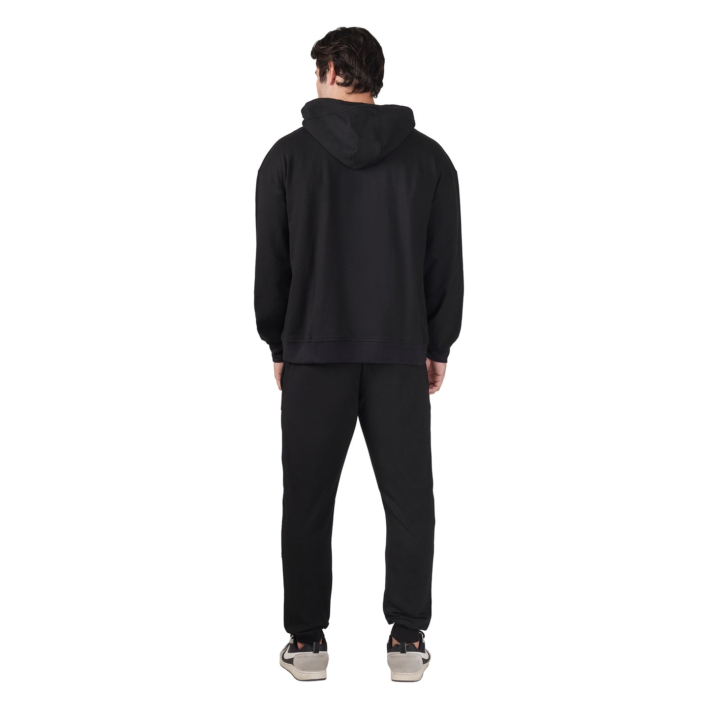 SLAY. Men's All Black Puff Print Black Tracksuit