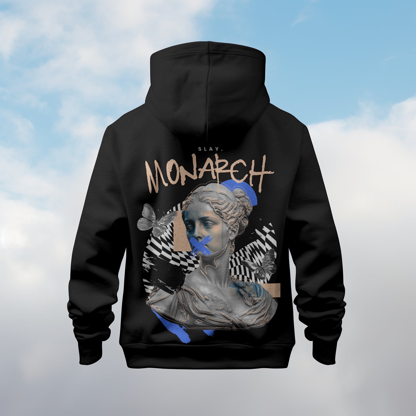 SLAY. Monarch Graphic Oversized Hoodie