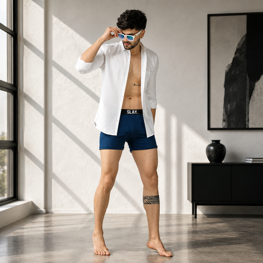 SLAY. Men's Blue Underwear Trunks