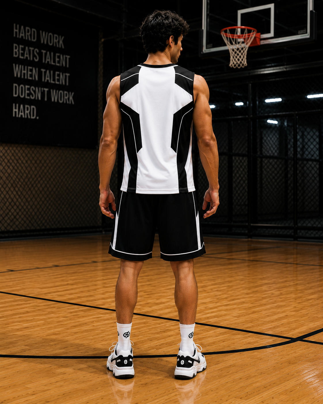 SLAY. Men's Neon Orange Athleisure Performance Set