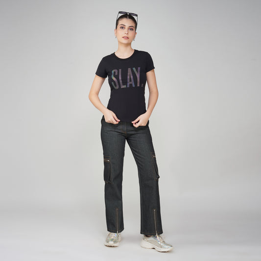 SLAY. Women's Reflective T-shirt Limited Edition