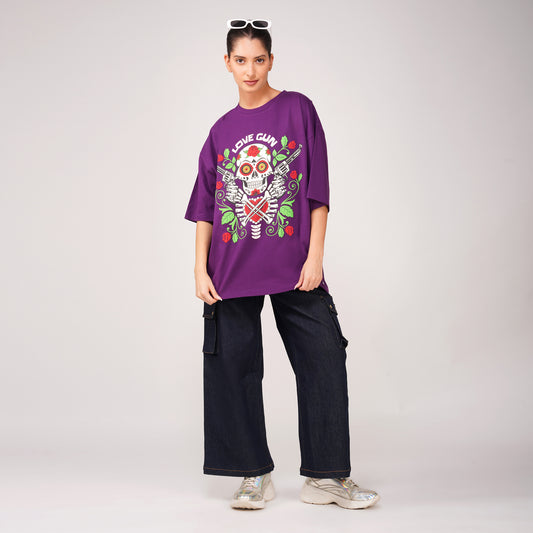 SLAY. LOVE GUN Oversized Graphic Tee