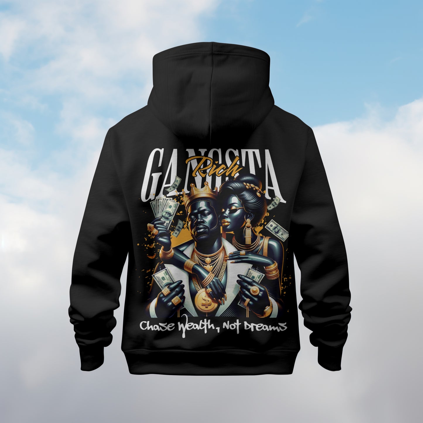 SLAY. Gangsta Rich Oversized Hoodie