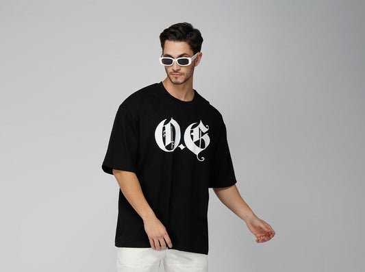SLAY. Men's O.G "Original Gangster" Oversized Drop Shoulder T Shirt