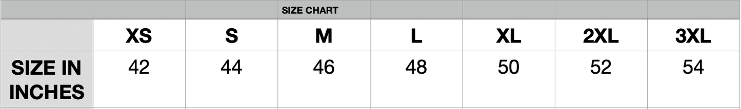 Men's Size Chart