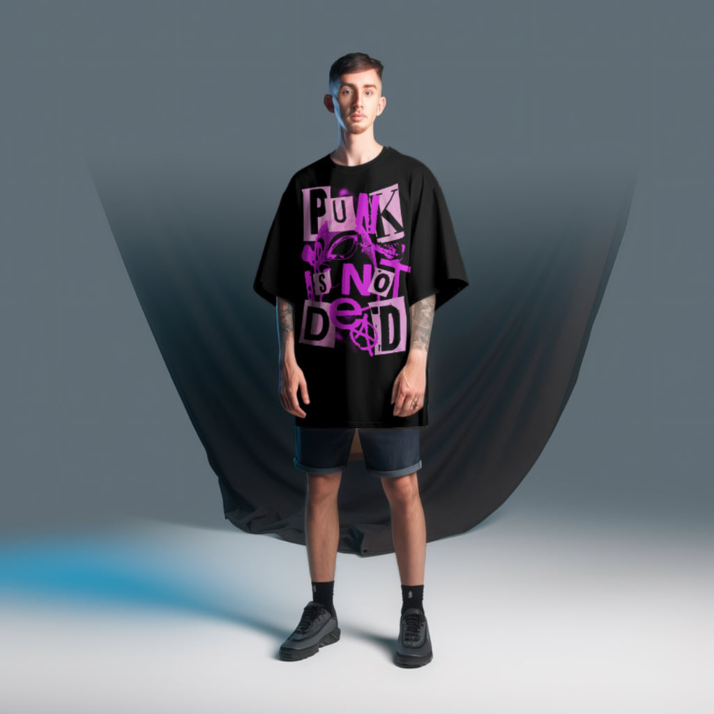 SLAY. Punk is not Dead Oversized T-Shirt