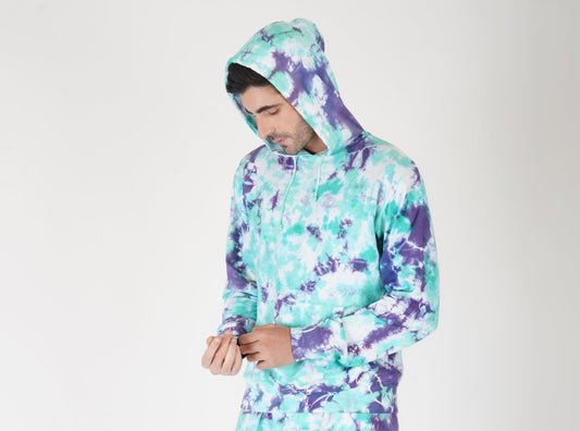 SLAY. Men's Tie Dye Hoodie