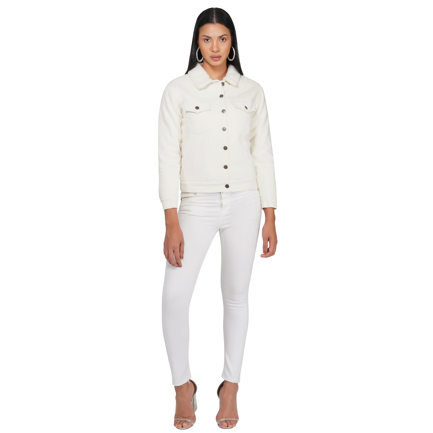 Women's White Denim Jackets | Off White Denim Jackets | Next