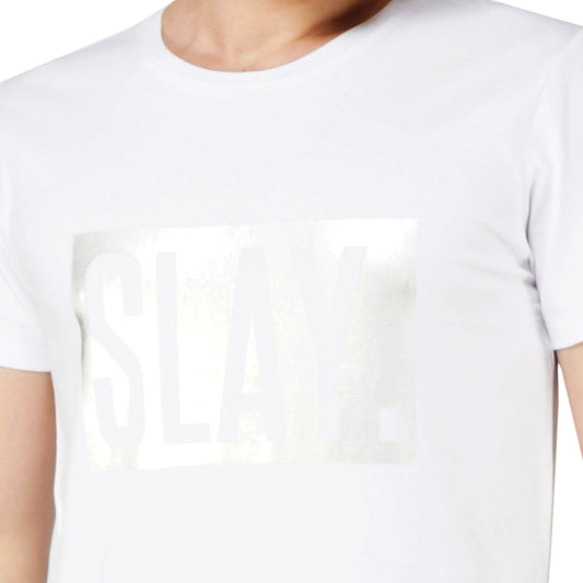 SLAY. Classic Men's Limited Edition Silver Foil Printed T-shirt-clothing-to-slay.myshopify.com-T-Shirt