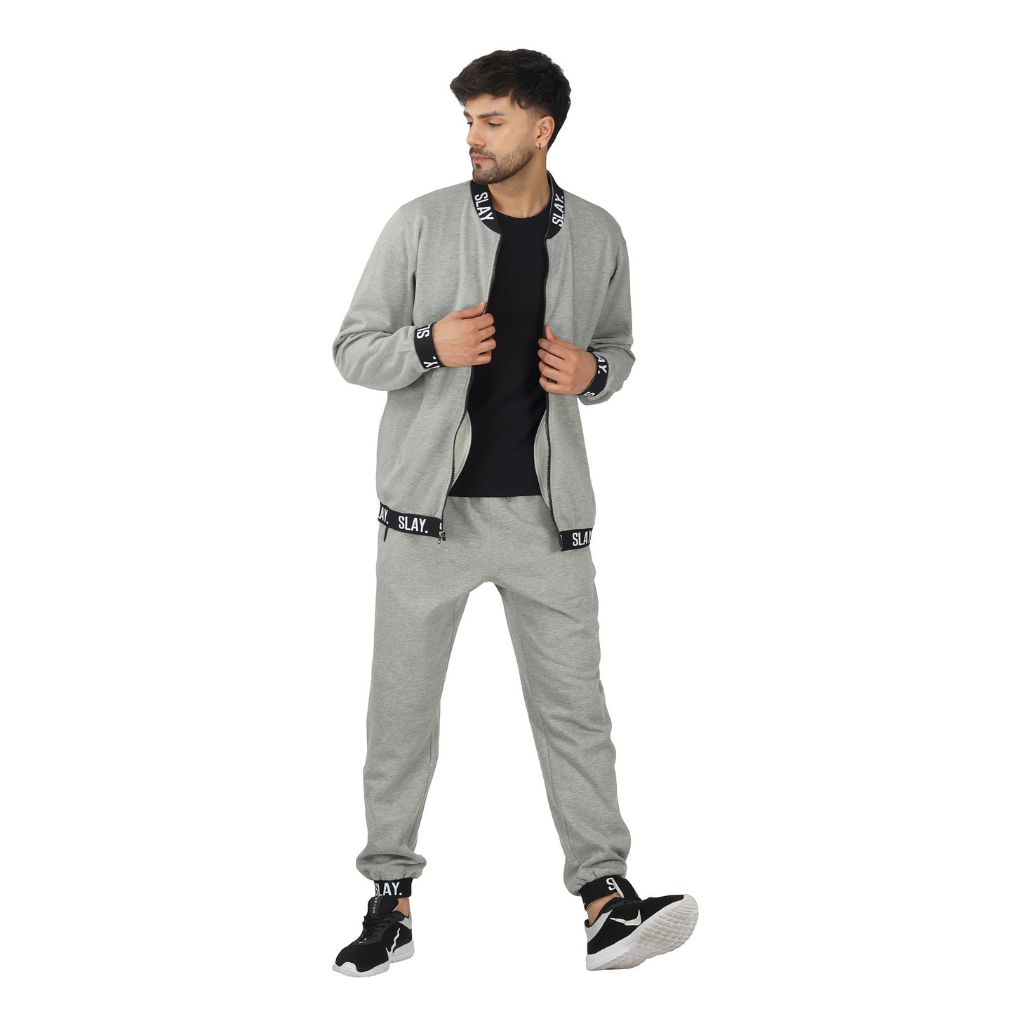SLAY. Classic Men's Limited Edition Grey Tracksuit