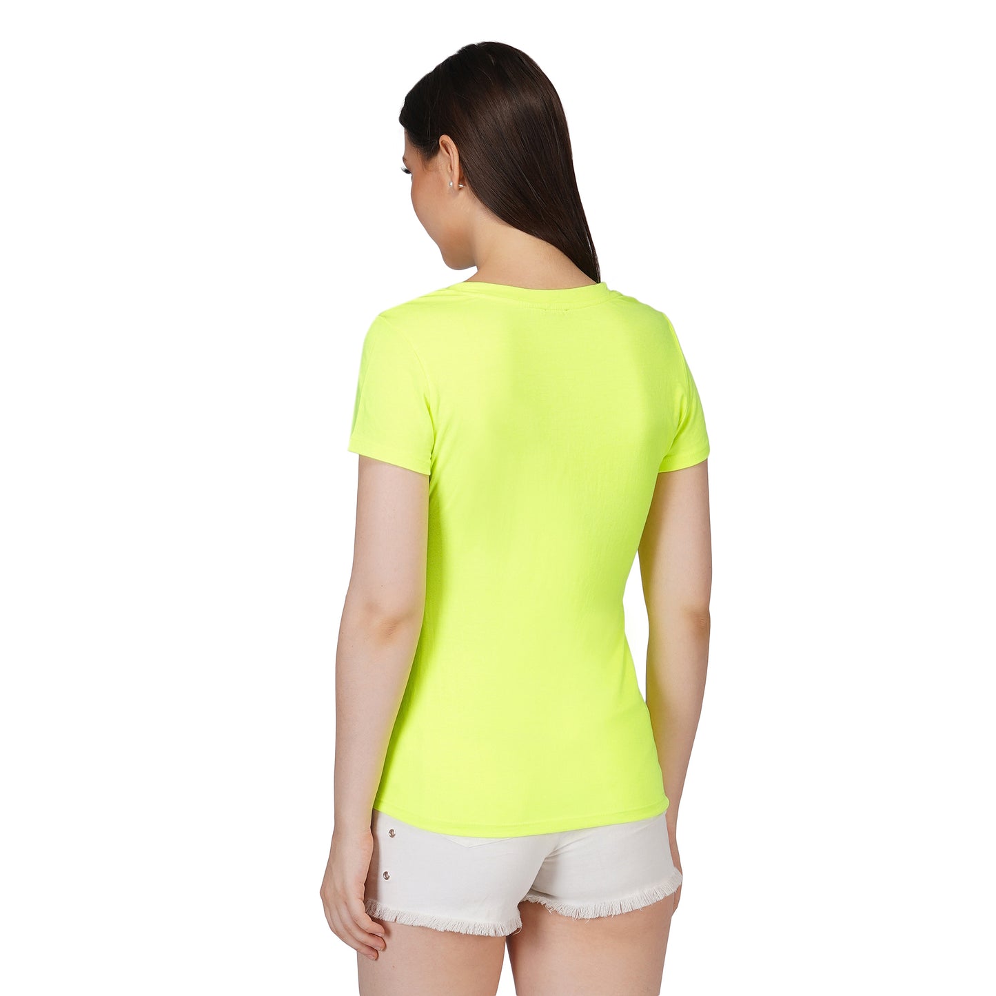 SLAY. Sport Women's Neon Green Printed T-shirt