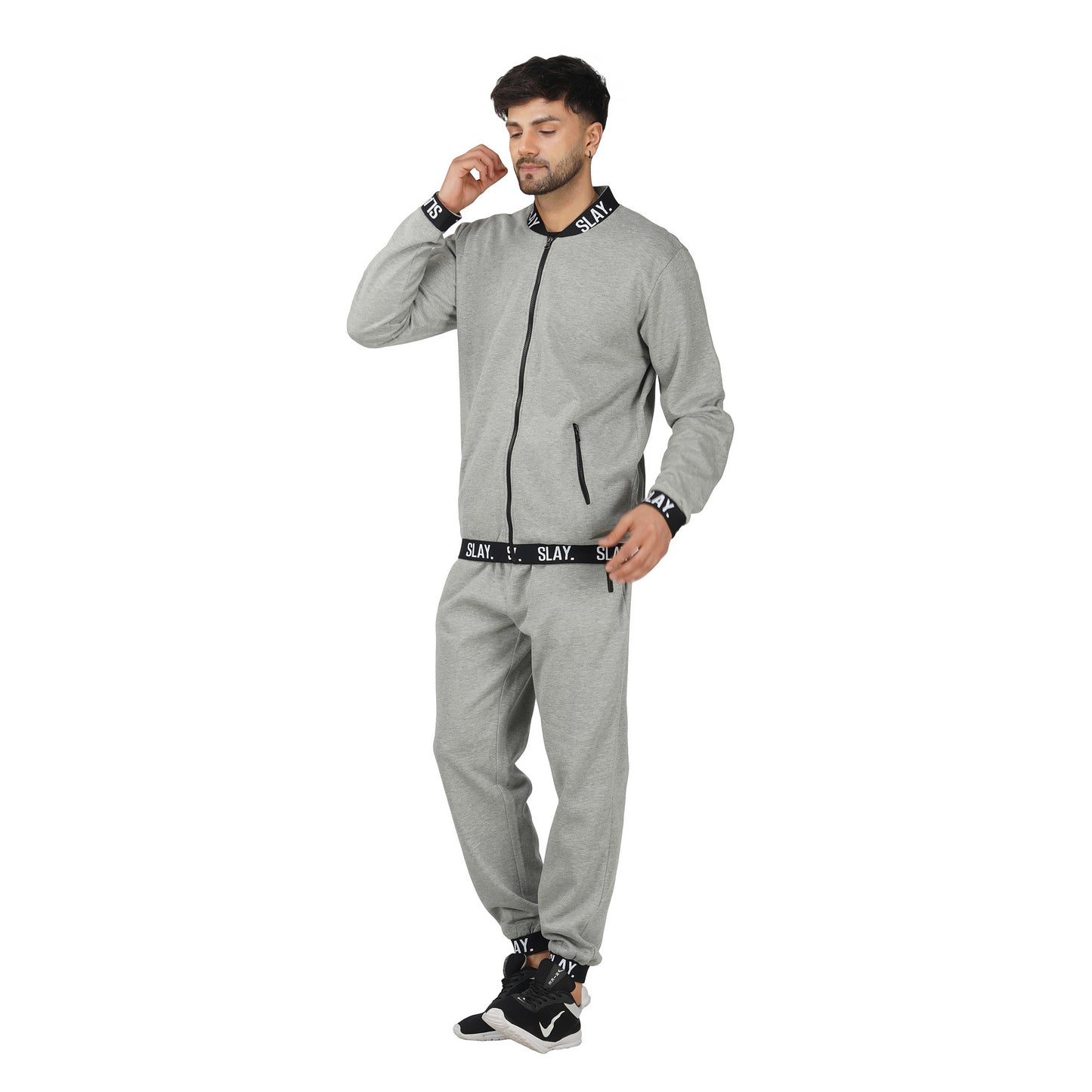 SLAY. Classic Men's Limited Edition Grey Tracksuit
