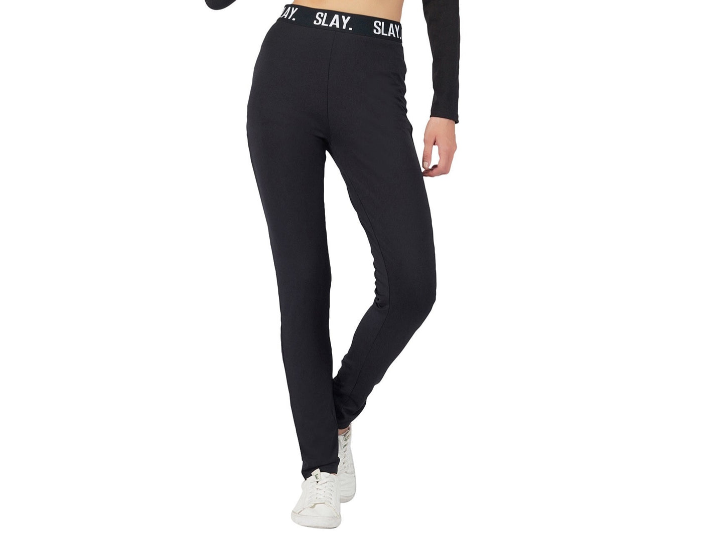SLAY. Women's Black Activewear Jogger Pants