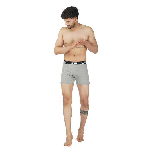 SLAY. Men's Grey Underwear Trunks