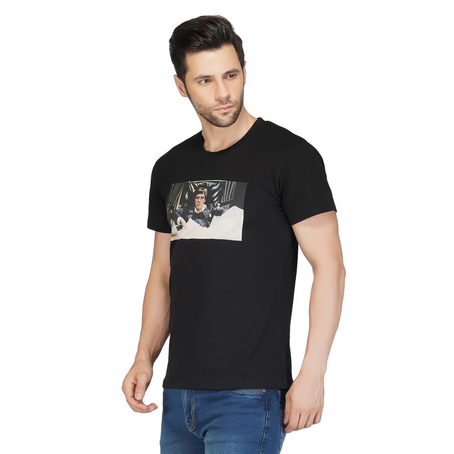 SLAY. Men's Limited Edition Black Scarface T-shirt "G Shirt"