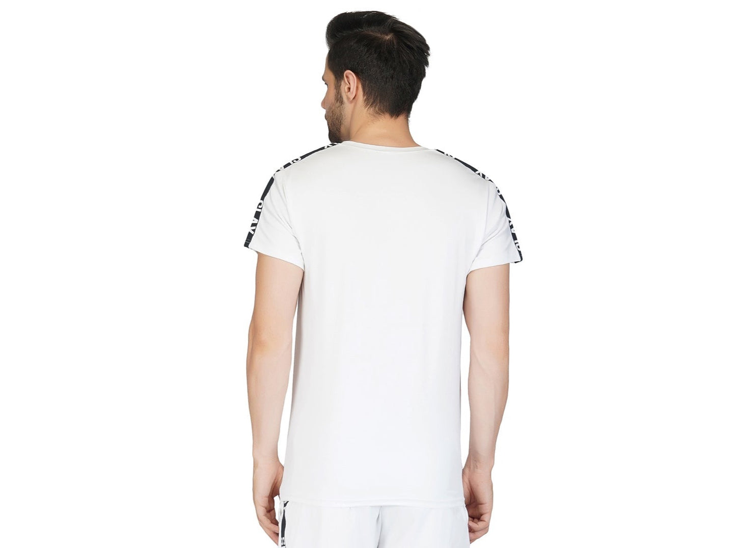 SLAY. Men's White Activewear T shirt