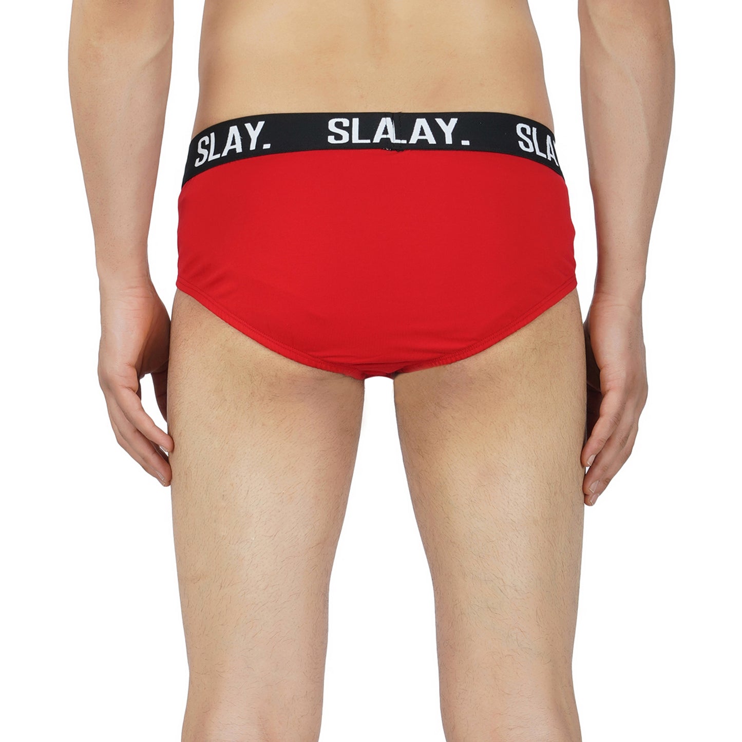 SLAY. Men's Red Underwear Cotton Briefs
