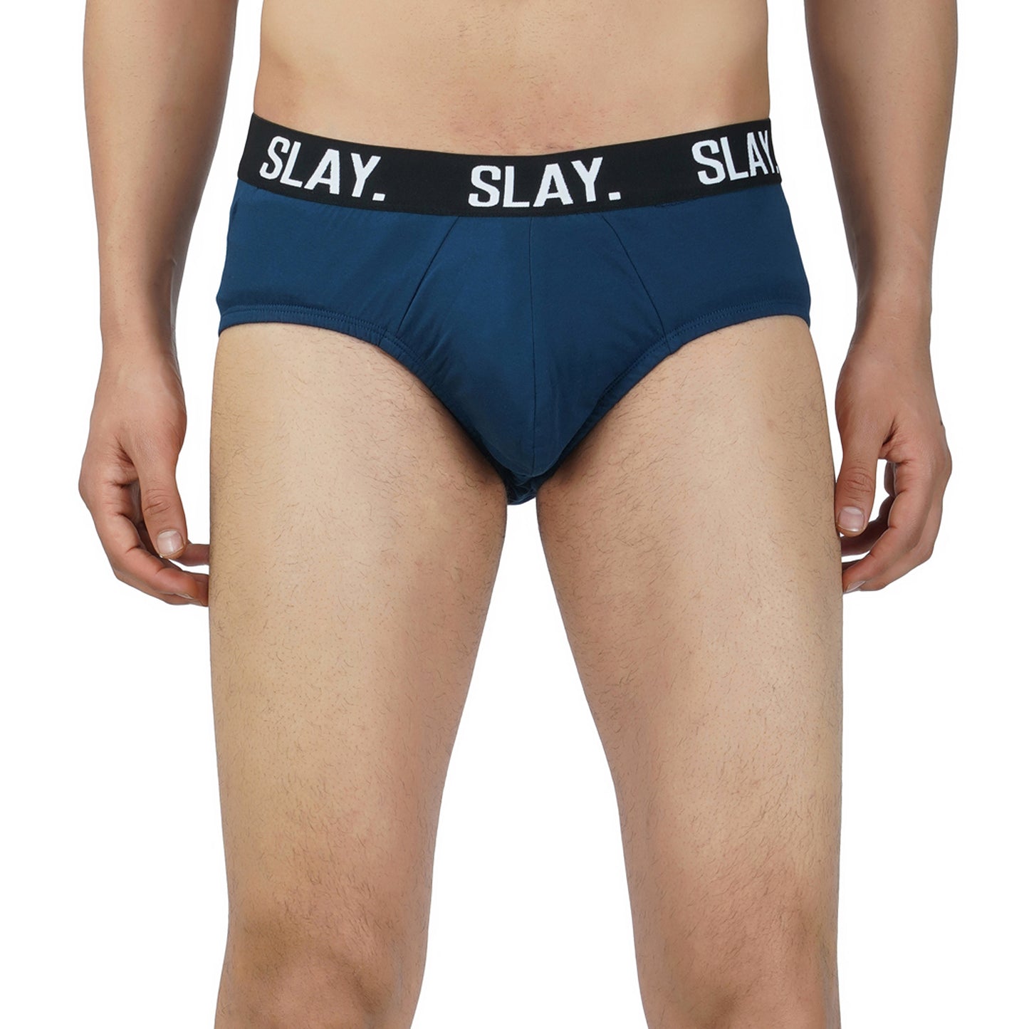 SLAY. Men's Blue Underwear Cotton Briefs