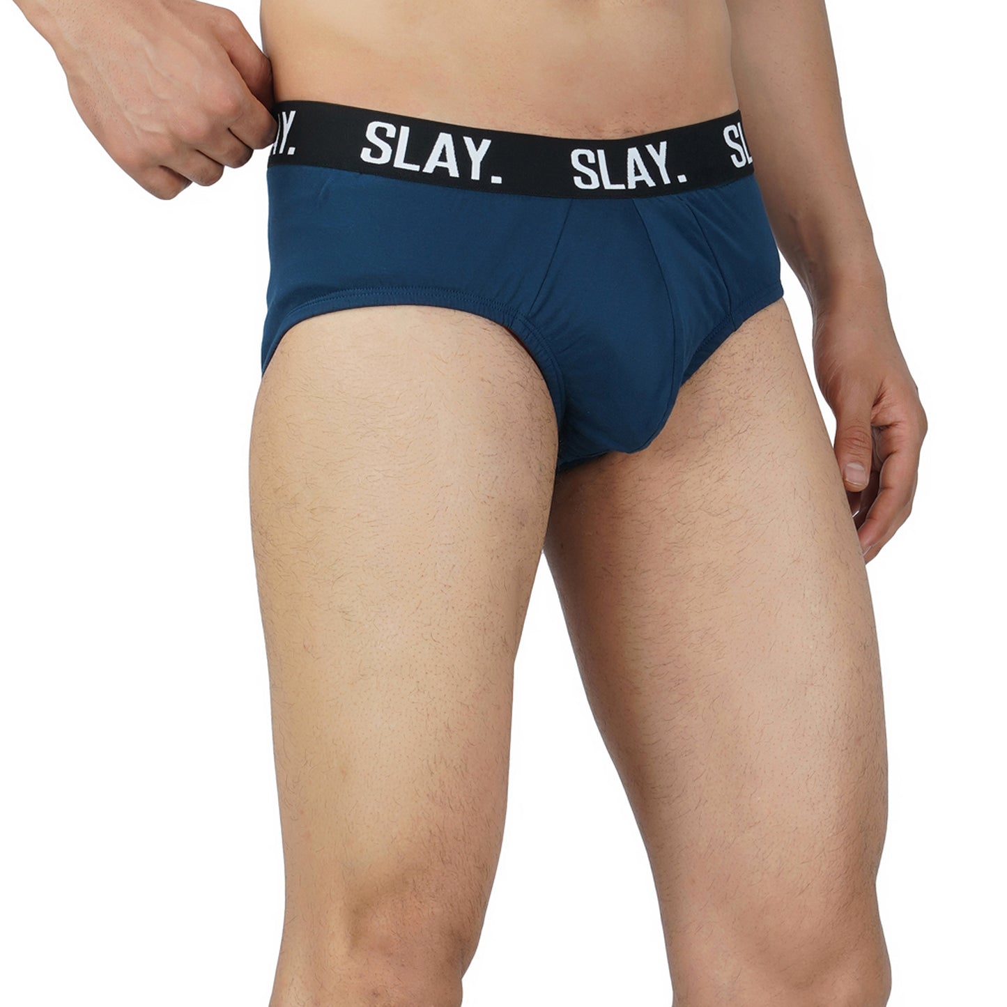 SLAY. Men's Blue Underwear Cotton Briefs
